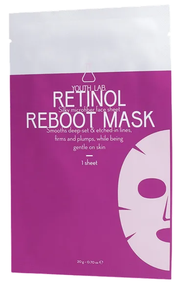 Youth Lab Retinol Reboot auduma sejas maska, 1 gab.