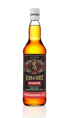Viskijs The King of Scots, peated blended,40%, 0,7 l
