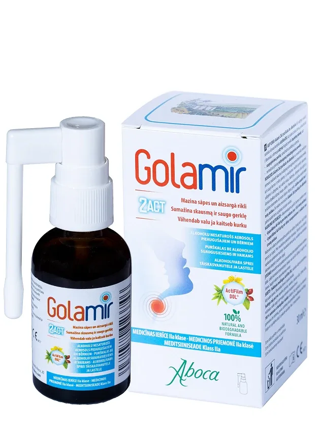 Безалкогольный аэрозоль Golamir 2ACT, 30 мл