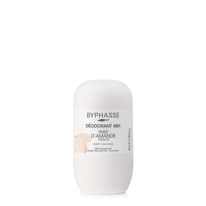 DEZODORANTS BYPHASSE SWEET ALMOND 48H, NESMĒRĒJOŠS 50ML