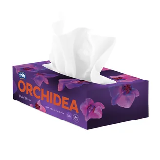 SALVETES KOSMĒTISKĀS GRITE ORCHIDEA 3KĀRTAS 100LAPAS