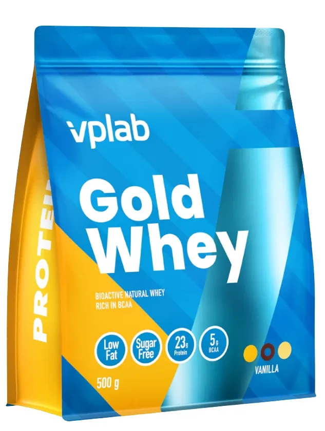 Vplab Gold sūkalu proteīns vanilla, 500 g