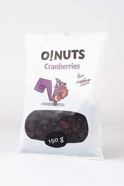 DZĒRVENES O!NUTS, 150G