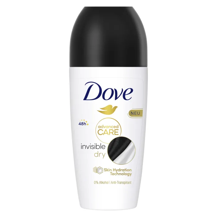 DEZODORANTS DOVE INVISIBLE DRY RULLĪTIS 50ML
