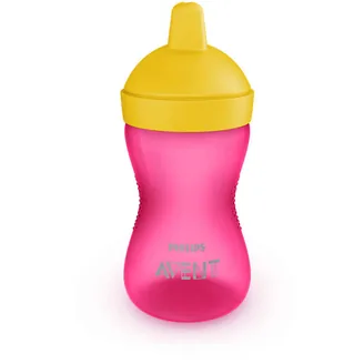 Krūze Philips Avent bez rokturiem rozā 18 m+ 300 ml