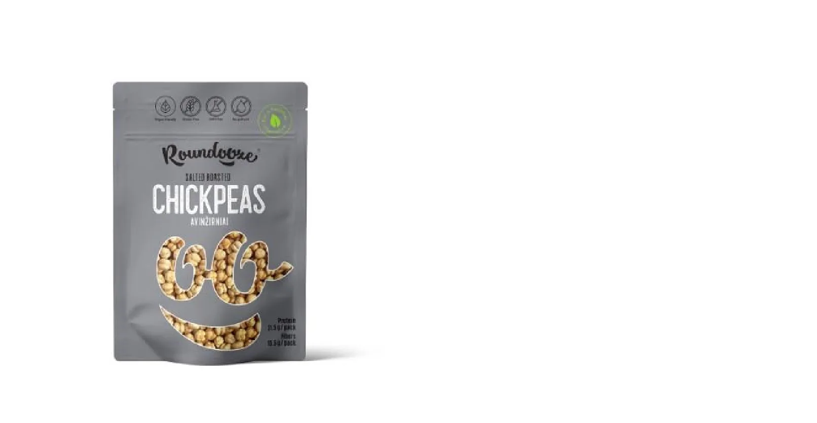 TURKU ZIRŅI ROUNDOOZE, GRAUZDĒTI, SĀLĪTI, 150G