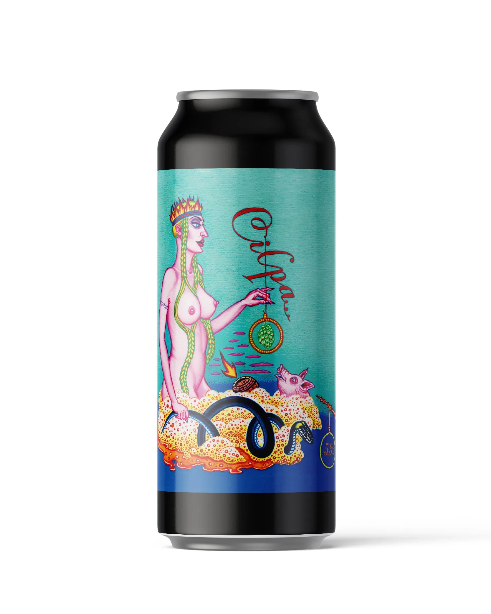 Пиво Malduguns Cilpa, 5,3%, банка, 0,44 л