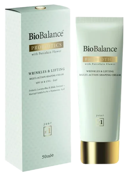 Biobalance Probiotics Wrinkles & Lifting multi action shaping sejas krēms, 50 ml