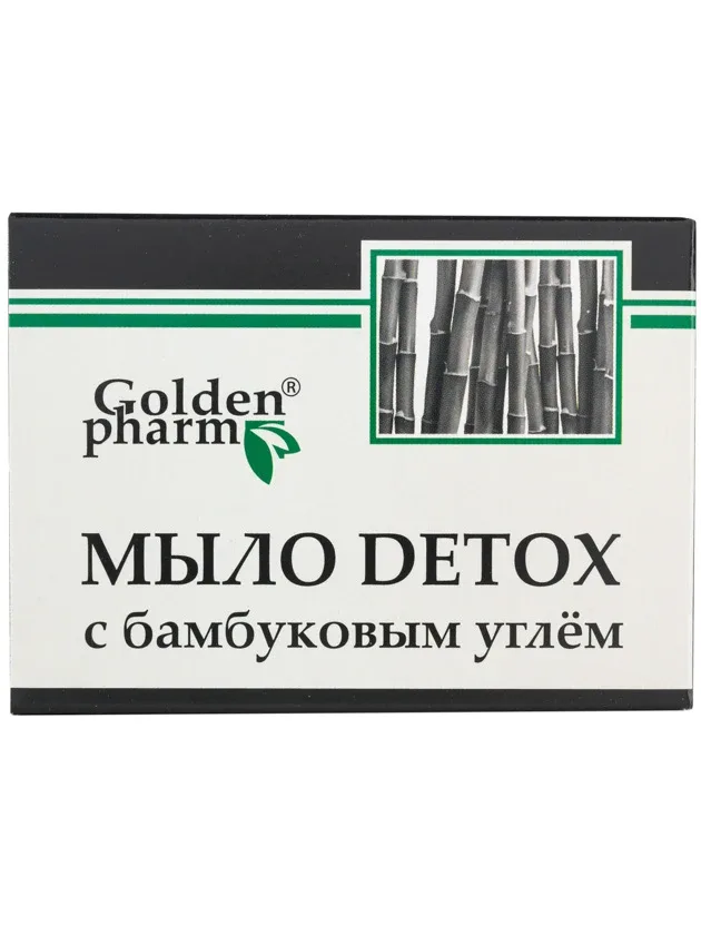 Ziepes detox ar bambusa melno ogli, 70 g