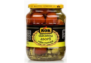 DĀRZEŅU ASORTI KOK 680G/360G