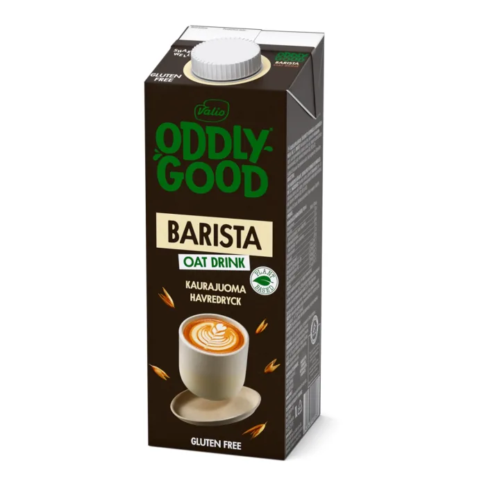 AUZU DZĒRIENS KAFIJAI VALIO ODDLYGOOD BARISTA, BAGĀTINĀTS AR VITAMĪNIEM UN MINERĀLIEM, UHT 1L