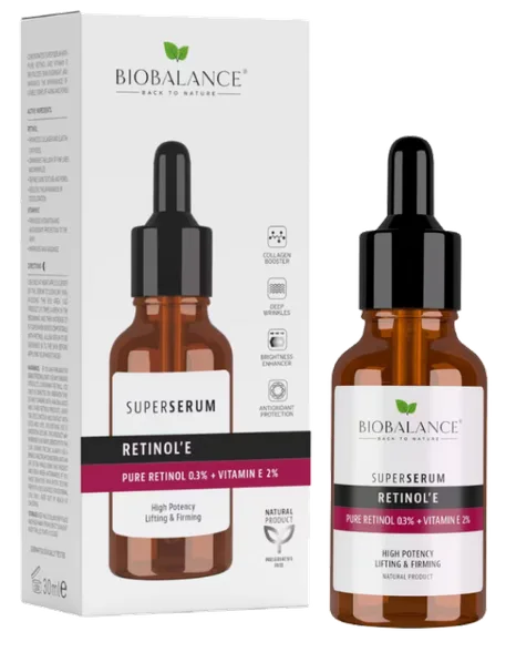 Biobalance Retinol + Vitamin E super serums, 30 ml