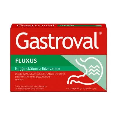 Gastroval Fluxus kapsulas N15