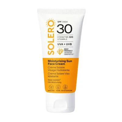 Solero Sun SPF30 mitrinošs sejas aizsargkrēms 50 ml