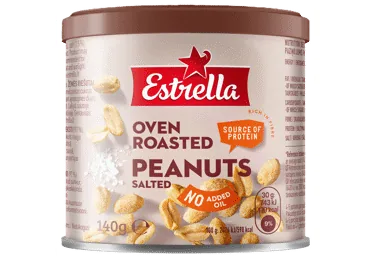 ZEMESRIEKSTI ESTRELLA KRĀSNĪ CEPTI SĀLĪTI 140G
