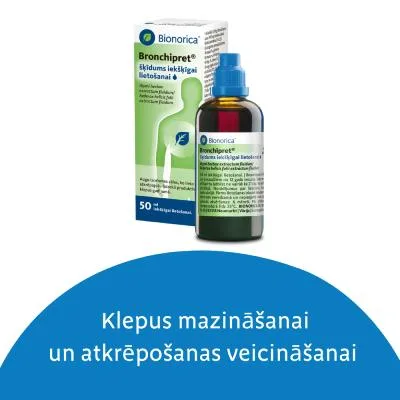 Bronchipret 490 mg/49 mg/ml šķīdums iekšķīgai lietošanai 50 ml