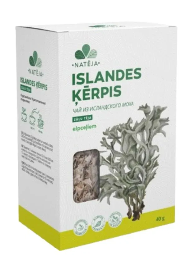 Natēja Islandes ķērpja tēja, 40 g