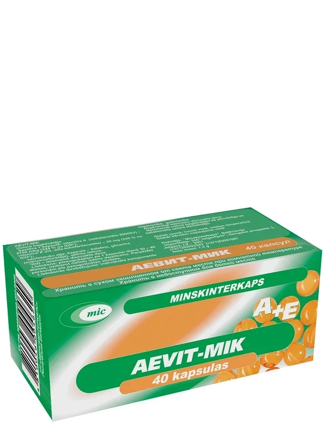 Aevit-mik, 40 kapsulas