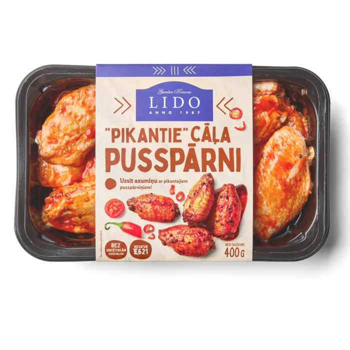 CĀĻA PUSSPĀRNI LIDO PIKANTIE 400G