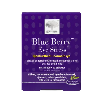 New nordic Blue Berry Eye Stress tabletes redzei N60