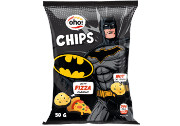 ČIPSI OHO BATMAN AR PICAS GARŠU 50G