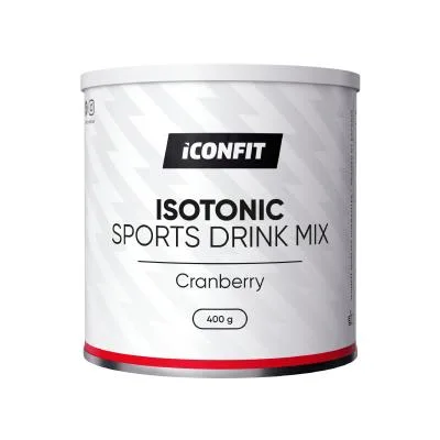 Iconfit izotoniskais sporta dzēriens ar dzērveņu garšu pulveris 400 g