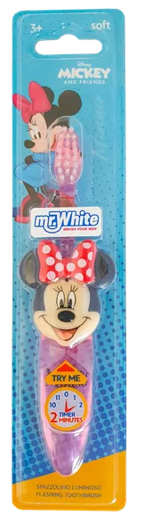 Mr. White Minnie Mouse zobu birste, 1 gab.