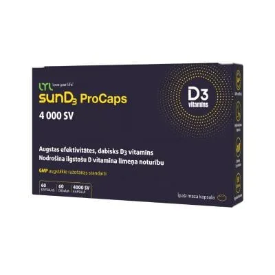 Lyl SUND3 Procaps 4000 SV, kapsulas, N60