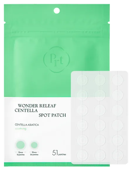 Purito Wonder Releaf Centella spot patch plāksteris pumpām, 52 gab.