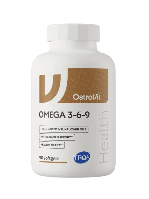 Ostrovit kapsulas omega 3-6-9, 90 gb.