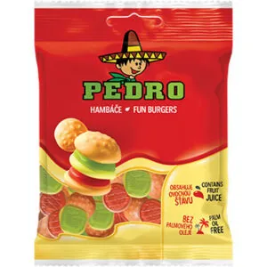 ŽELEJKONFEKTES PEDRO FUN BURGER 80G