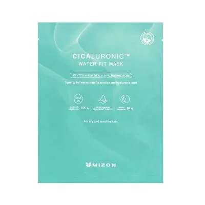 Mizon Cicaluronic Water Fit sejas maska 24 g