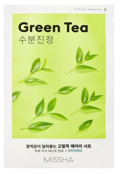Тканевая маска Missha Airy Fit Green Tea, 19 г
