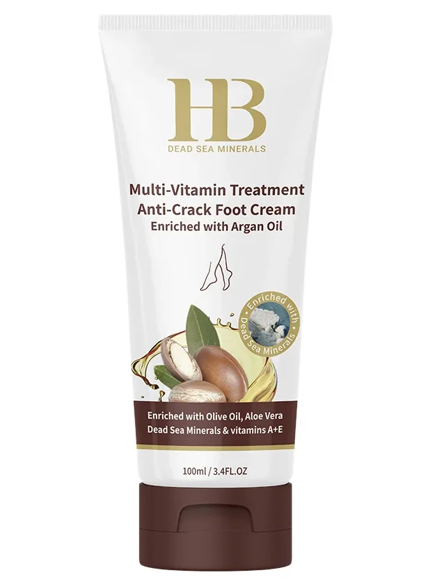 H&B kāju krēms anti-crack ar argana eļļu (saplaisājušām pēdām), 100 ml