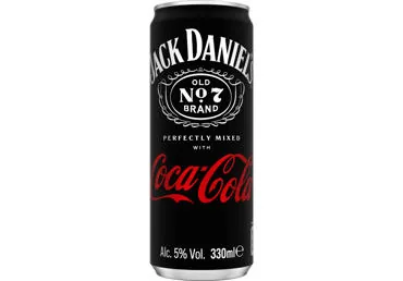 Коктейль Jack Daniel's & Cola 5%, 0,33 л