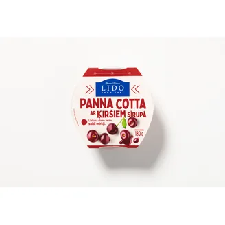 DESERTS LIDO PANNA COTTA AR ĶIRŠIEM SĪRUPĀ 180G