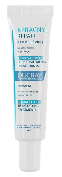 Ducray Keracnyl Repair lūpu balzams, 15 ml