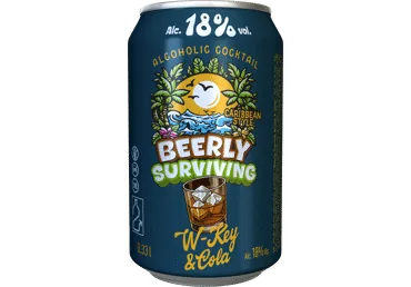 Алкогольный коктейль Beery Surviving W-Key & Cola 18%, 0,33 л