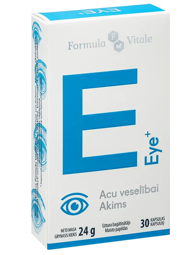 Formula Vitale Eye acu veselībai, 30 tabletes
