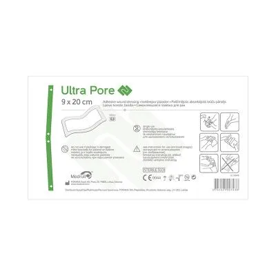 Medrull Ultra Pore pašl.abs.ster.pārsējs 9 x 20 cm N1