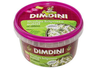 SVAIGU KĀPOSTU SALĀTI AR DILLĒM DIMDIŅI 400G