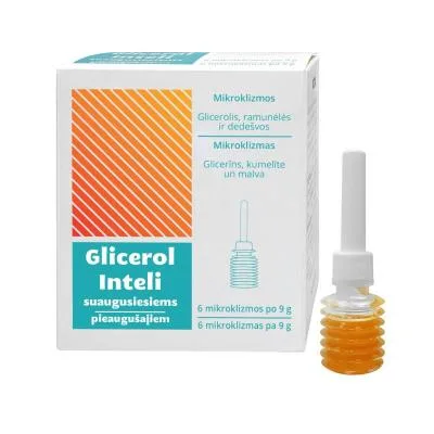 Glicerol Inteli Mikroklizmas 9 g pieaugušajiem N6