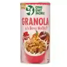 OGU MAFINU GRANOLA ONEDAYMORE AR ŽĀVĒTIEM DZĒRVENĒM UN BALTO ŠOKOLĀDI 400G