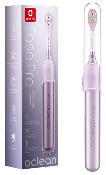 Oclean Ease Pro Purple elektriskā zobu birste, 1 gab.