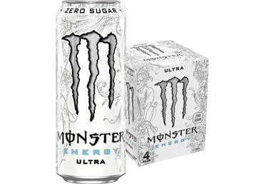 ENERĢIJAS DZĒRIENS MONSTER ULTRA WHITE ZERO 4X0,5L D