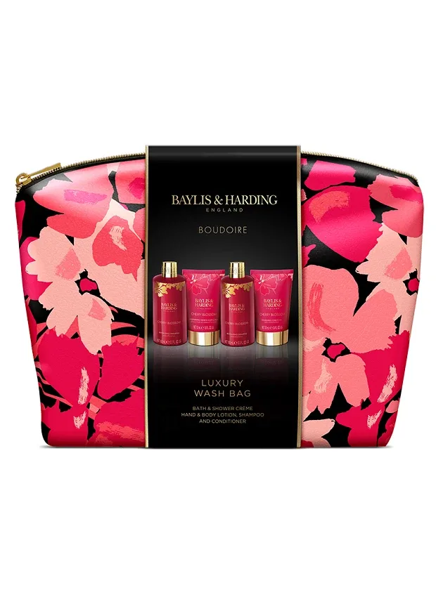 Baylis & Harding Boudiore Cherry Blossom luxury wash bag dāvanu komplekts