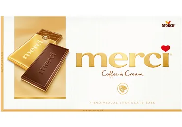 ŠOKOLĀDE MERCI COFFEE&CREAM 100G