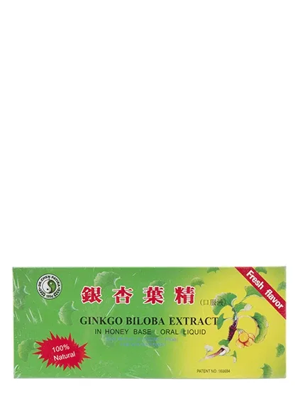 Ginkgo Biloba Ekstrakts iekšķīgai lietošanai flakonos pa 10 ml, 10 gb.