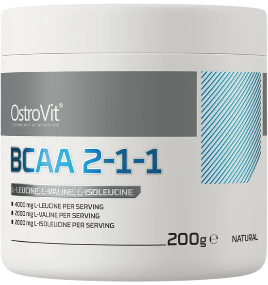 Ostrovit Bcaa 2-1-1 natural pulveris, 200 g
