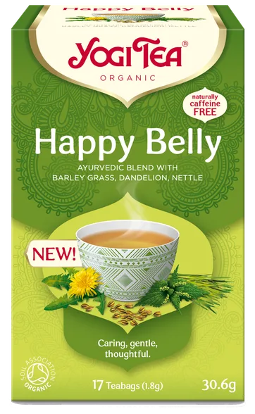 Yogi Tea Happy Belly Organic BIO tēja maisiņos, 17 gab.